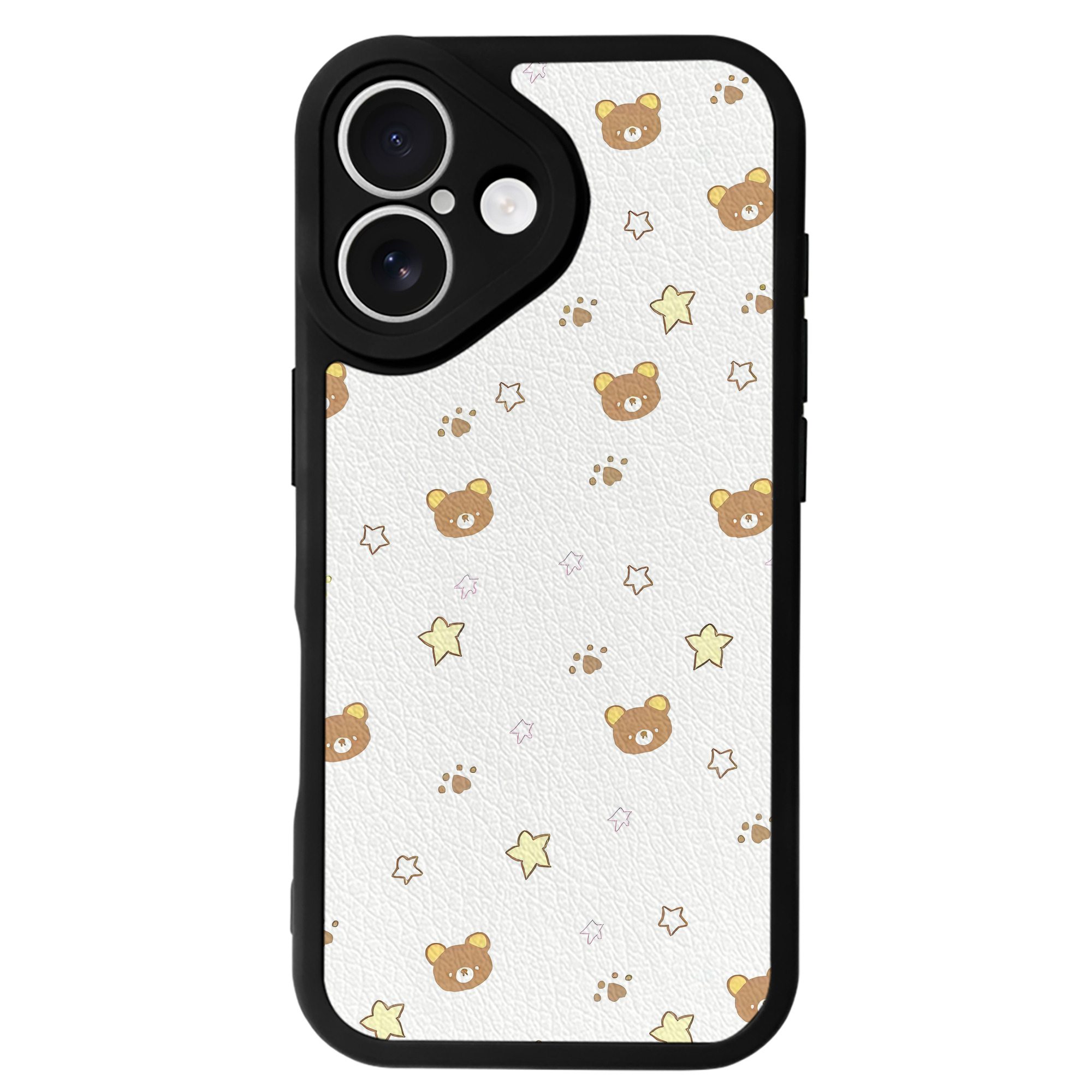 （画像用） リラックマ リラックマ キイロイトリ Rilakkuma Korilakkuma Kiiroitori 【iPhone 16シリーズ対応】シリコンスマホケース（レザー調） 材質：シリコン